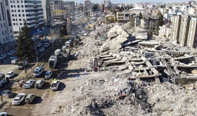 Adıyaman'da depremin yarattığı yıkım havadan görüntülendi