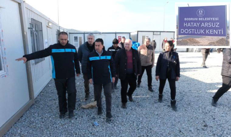 Bodrum Belediyesi’nden Hatay’a bin kişilik kent