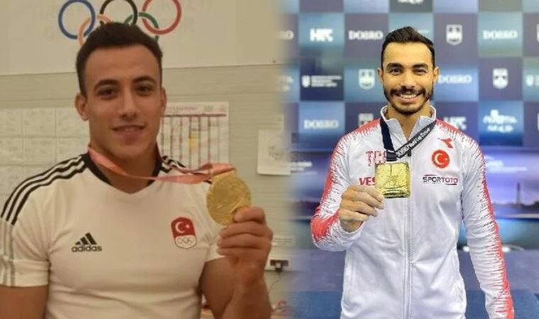 Milli cimnastikçiler Adem ve Ferhat'ın bileklikleri depremzedeler için açık artırmada