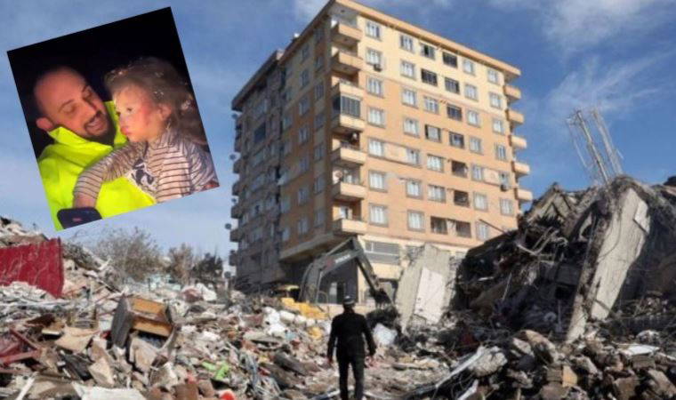 Arama-kurtarma personelinin kucağında video çektiği minik Azra yaşamını yitirdi