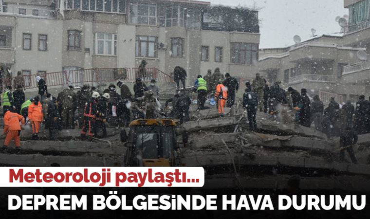 Deprem bölgesinde hava durumu nasıl? İşte 19 Şubat Kilis, Diyarbakır, Adana, Osmaniye, Gaziantep, Şanlıurfa, Adıyaman, Malatya, Hatay hava durumu raporu