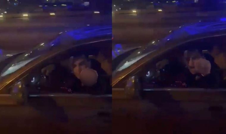 Bakırköy'de ambulansı sıkıştırıp hakaretler yağdırdı