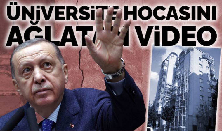 Üniversite hocasını ağlatan video
