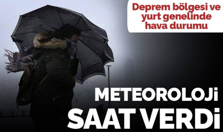 20 Şubat 2023 hava durumu raporu... Meteoroloji açıkladı: Bugün hava nasıl olacak?