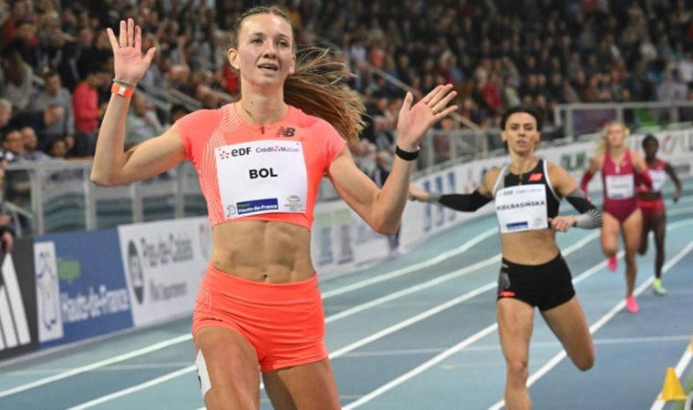 Hollandalı atlet Femke Bol 41 yıllık rekoru tarihe gömdü