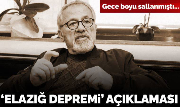 Palu gece boyu sallanmıştı... Prof. Dr. Naci Görür'den Elazığ depremi açıklaması