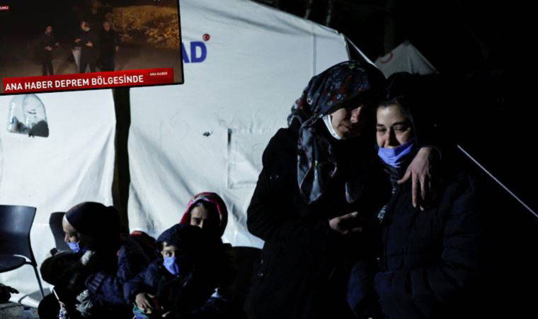 Hatay ve çevre illerde hissedilen 6.4 ve 5.8 büyüklüğündeki iki büyük depreme canlı yayında yakalandılar