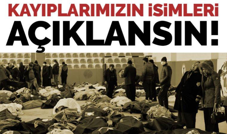 Bir talan ülkesi depremde sadece katliam üretir