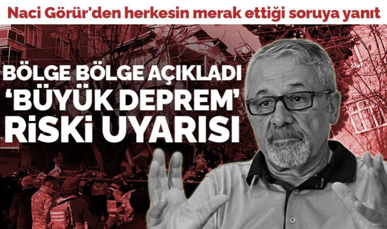 Prof. Dr. Naci Görür'den merak edilen soruya yanıt: Bölgede nerelerde yeni deprem riski var?