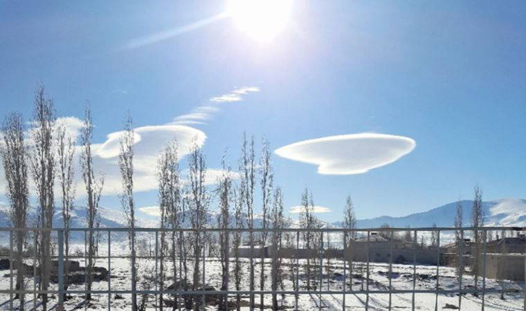 Niğde semalarında mercek bulutu görüldü