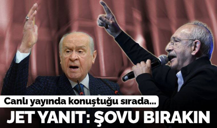 Son Dakika: Kemal Kılıçdaroğlu'ndan Bahçeli'ye jet yanıt