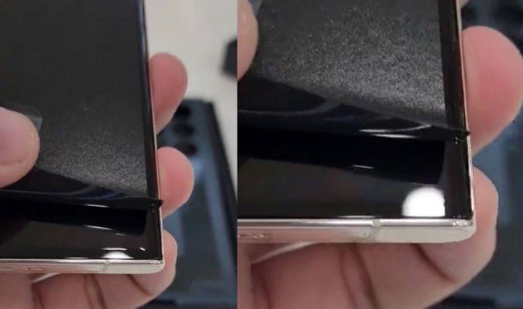 Samsung'un Galaxy S23 Ultra'sının ekranında bozukluk