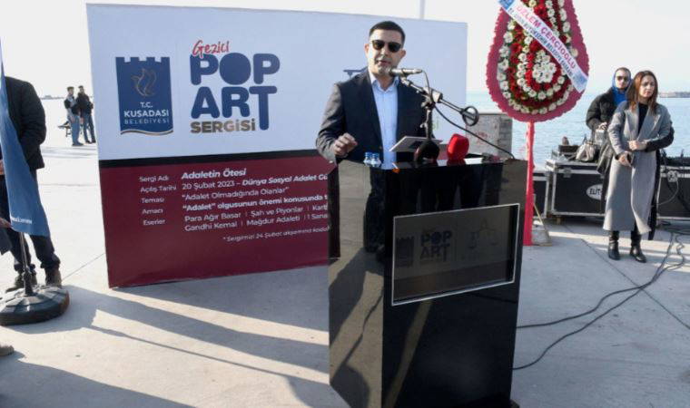 Adaletin Sesi Kuşadası’nda sanatla birleşti
