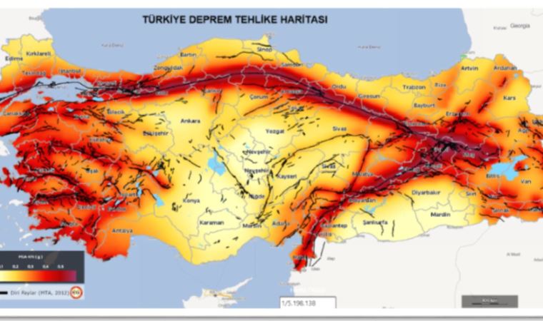 Türkiye deprem riski fazla ve az olan iller hangileri? Deprem bölgesi dereceleri nedir? Hangi iller hangi deprem bölgesi derecelerinde?