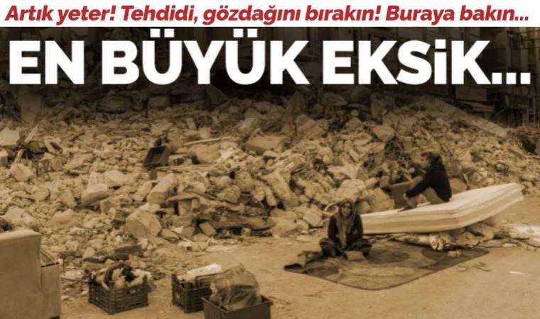 İki hafta geçti, hâlâ çadır yok!