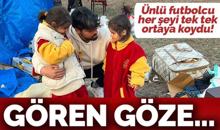 Eski futbolcu Gökhan Zan Hatay'dan aktardı: Bir tane çadır yok, neden unutulmuş bu halk?