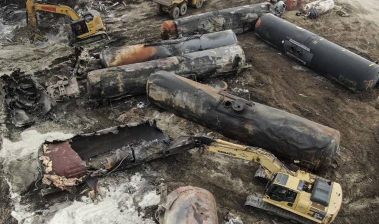 ABD'de çevre felaketine neden olan tren kazasıyla ilgili ön rapor yayınlandı