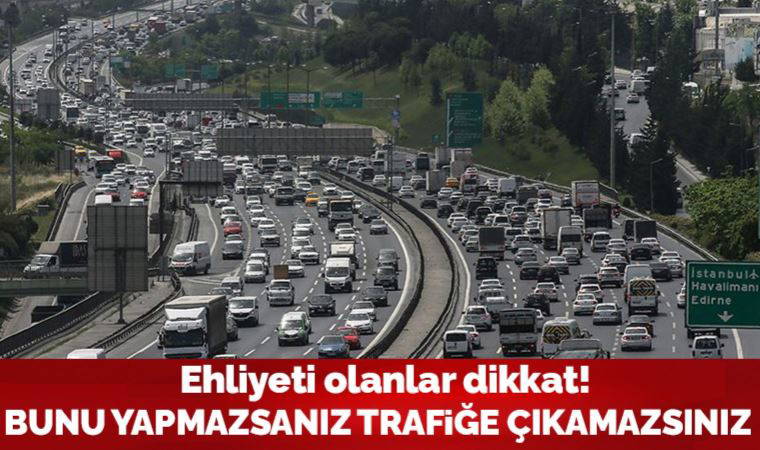 İçişleri Bakanlığı Nüfus ve Vatandaşlık İşleri Genel Müdürlüğü'nden SMS'li ehliyet uyarısı