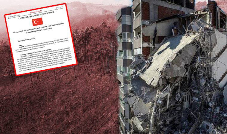 Deprem bölgesi için OHAL kararnamesi