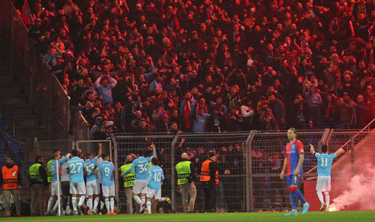 Trabzonspor'dan, İsviçre'de takımı yalnız bırakmayan 15 bin futbolsevere teşekkür