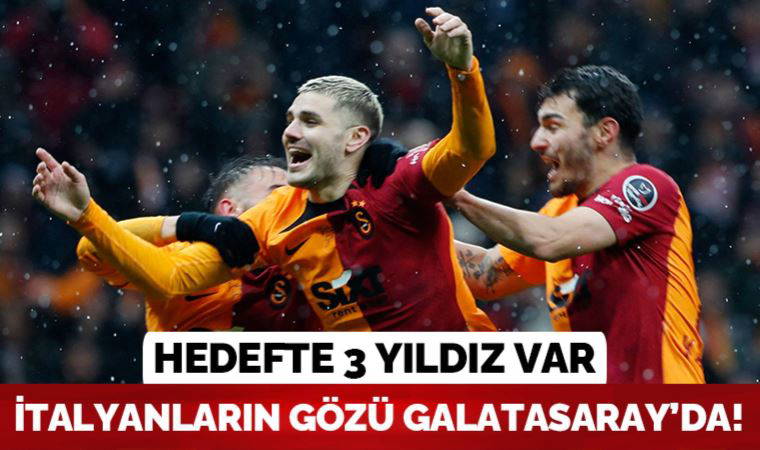 Hedefte 3 yıldız var: Milan'ın gözü Galatasaray'da