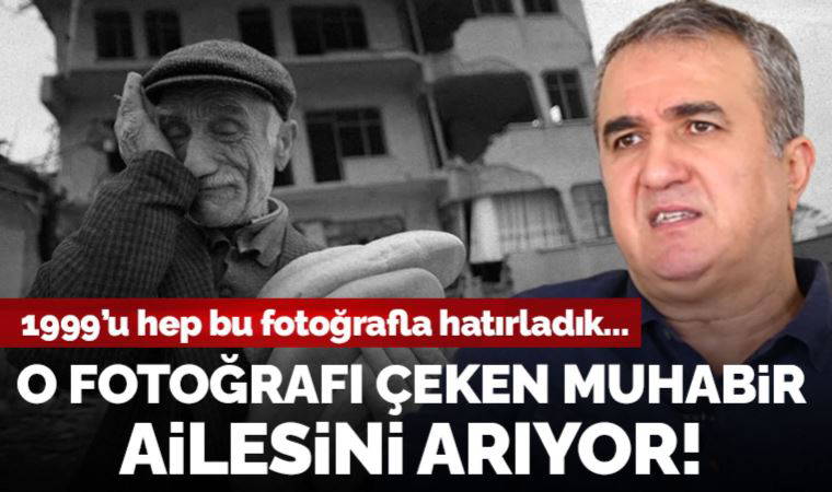 1999'u hep bu fotoğrafla hatırladık... Foto muhabir Abdurrahman Antakyalı depremde kaybettiği ailesini arıyor!