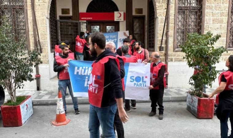 Mersin'de 'Kızılay' protestosuna ev baskını: SOL Partili 13 kişi gözaltında
