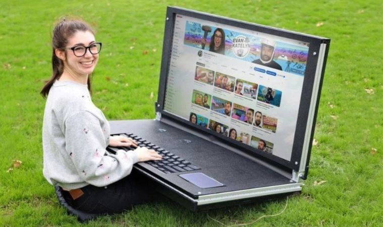 Dünyanın en büyük dizüstü bilgisayarı tasarlandı