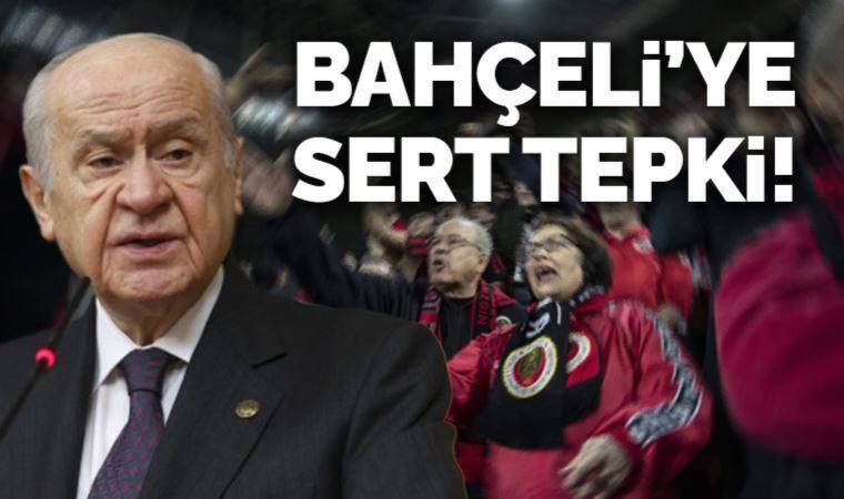 Gençlerbirliği taraftarından MHP Genel Başkanı Bahçeli'ye tepki