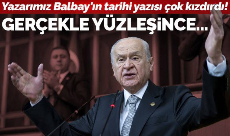 Devlet Bahçeli, Cumhuriyet yazarı Mustafa Balbay'ı hedef aldı, hakaretler yağdırdı