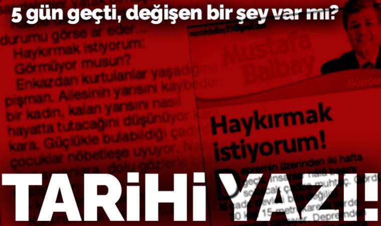 İşte Mustafa Balbay'ın Devlet Bahçeli'yi 'rahatsız eden' o tarihi yazısı...