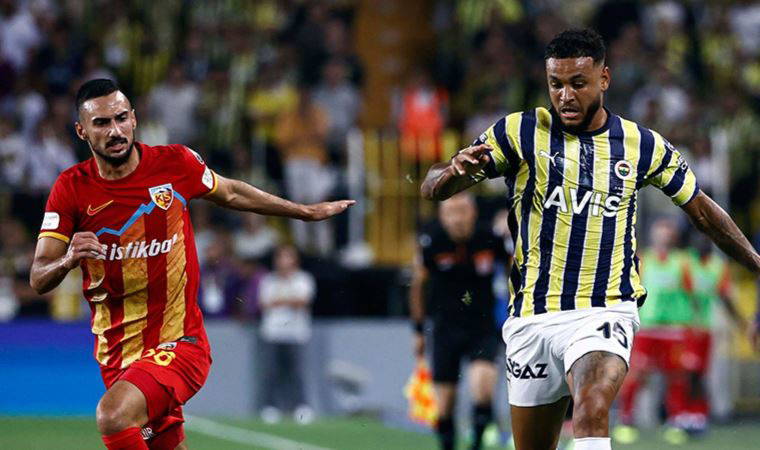 Son Dakika... Kayserispor - Fenerbahçe maçına Fenerbahçe taraftarı alınmayacak