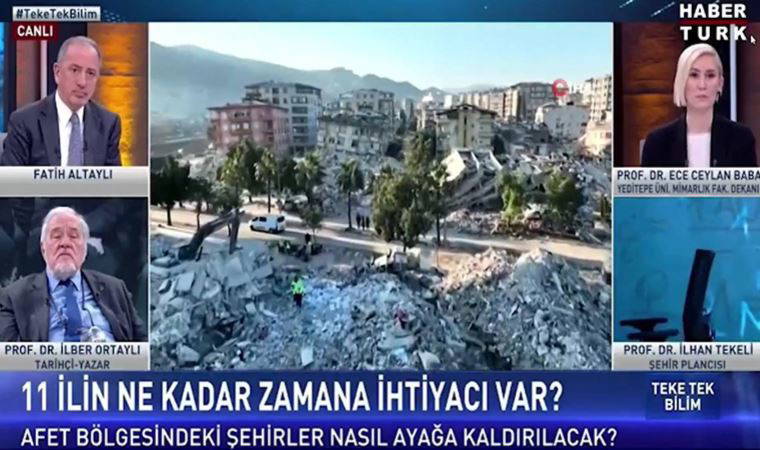 İlhan Tekeli canlı yayında koltuktan düştü