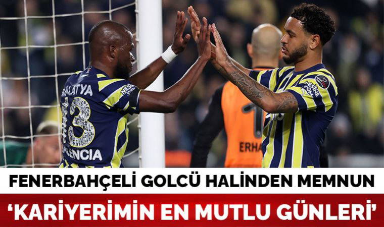 Fenerbahçeli Enner Valencia halinden memnun: 'Kariyerimin en mutlu günleri'