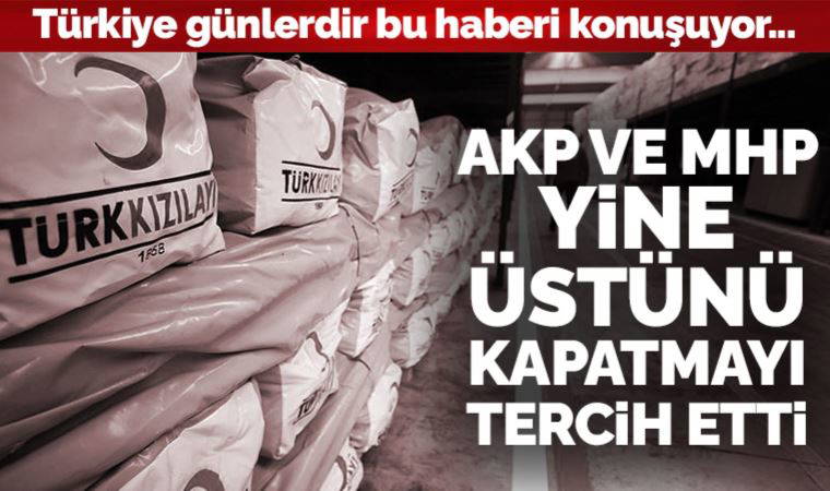 Kızılay skandallarının araştırma önerisine AKP ve MHP'den ret