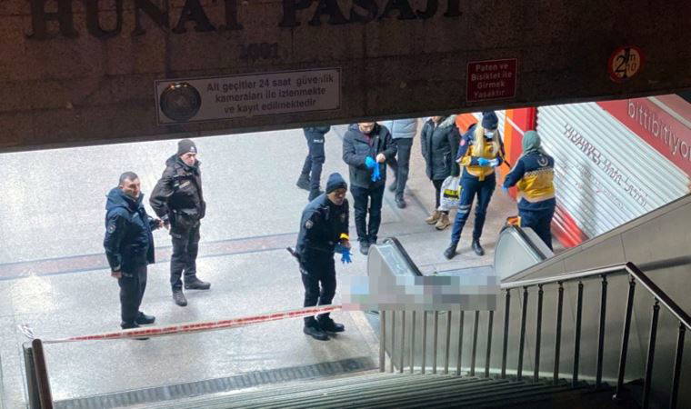 Kayseri'de feci ölüm: Yürüyen merdivenden düştü!