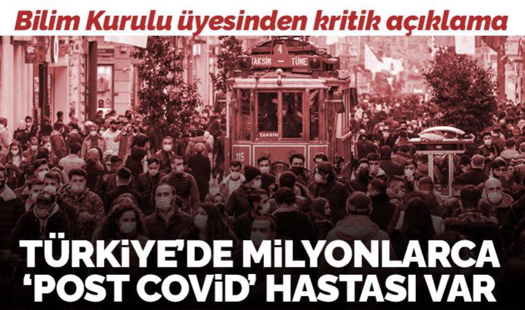 Bilim Kurulu üyesi Prof. Dr. Alper Şener açıkladı: 'Türkiye'de milyonlarca 'Long Covid' veya 'Post Covid' hastası bekliyoruz