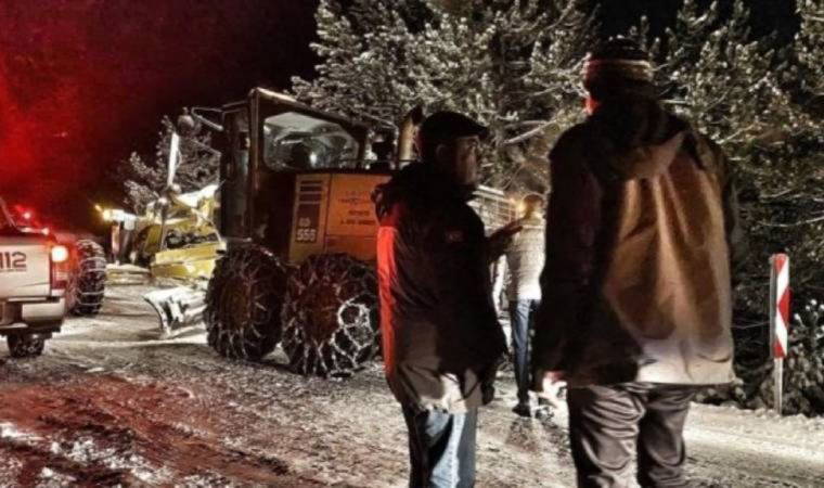 Kütahya'da mahsur kalan 60 öğrenci kurtarıldı