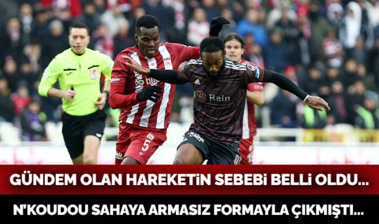 N'Koudou'nun armasız formayla sahaya çıkma sebebi belli oldu!