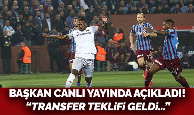 Antalyaspor Başkanı Aziz Çetin canlı yayında transfer teklifini açıkladı! Haji Wright, Güray Vural...