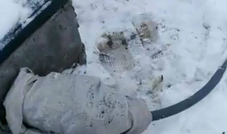 Türkiye kışa teslim: Elazığ'da su şebekeleri dondu