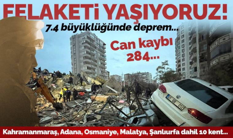 Kahramanmaraş'taki 7.7 büyüklüğündeki depremle ilgili son gelişmeler...