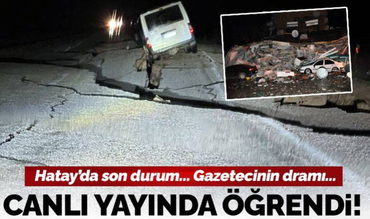 Kahramanmaraş depreminin ardından Hatay'da son durum: Doğalgaz boru hattında yangın!