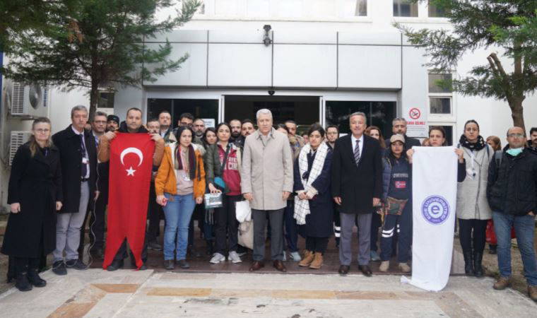 Egeli 28 sağlık çalışanı deprem bölgesine gidiyor