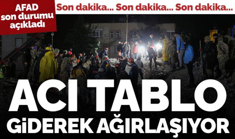 Son dakika... Kahramanmaraş merkezli 7.7 ve 7.6 büyüklüğündeki depremlerde son durum açıklandı: 3 bin 381 can kaybı