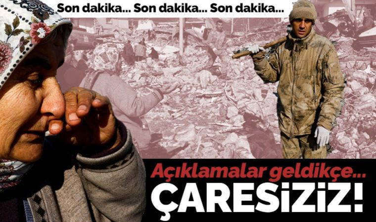 Son dakika... Kahramanmaraş merkezli 7.7 ve 7.6 büyüklüğündeki depremlerde can kaybı artıyor: 3 bin 432 yurttaşımızı kaybettik!