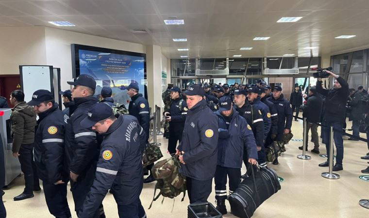 Azerbaycan Büyükelçiliği: 20 TIR'lık insani yardım konvoyu yola çıktı