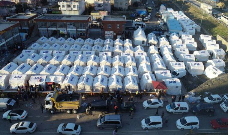 İslahiye'de 3 bin 500 çadırlık çadır kent: Depremzedeler yerleştirildi