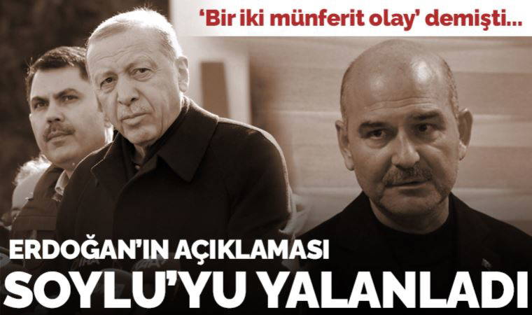 'Bir iki münferit olay' demişti... Erdoğan'ın OHAL savunması, Soylu'yu yalanladı