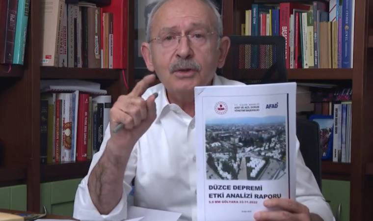 Kılıçdaroğlu belgelerle seslendi: AFAD kendi röntgenini çekmiş